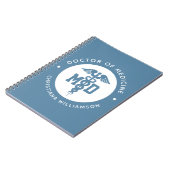 Aangepast MD Doctor in de Afstuderen van de Medici Notitieboek (Linkerzijde)