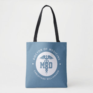 Aangepast MD Doctor in de Afstuderen van de Medici Tote Bag