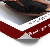 Aangepast medewerker van de Maand Waardering Foto Poster (Hoek)