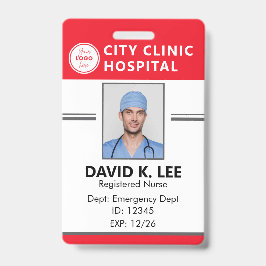 Aangepast medisch ID-badge | Geregistreerde verple Badge