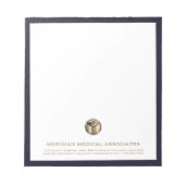 Aangepast medisch Notitieblok met Logo (Voorkant)