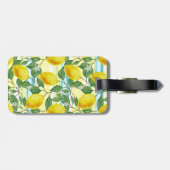 Aangepast mediterraan zomerbonpatroon bagagelabel (Achterkant horizontaal)