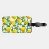 Aangepast mediterraan zomerbonpatroon bagagelabel (Achterkant horizontaal)