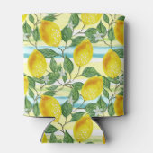 Aangepast mediterraan zomerbonpatroon blikjeskoeler (Achterkant)