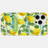 Aangepast mediterraan zomerbonpatroon Case-Mate iPhone case (Achterkant (horizontaal))