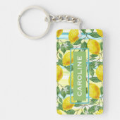 Aangepast mediterraan zomerbonpatroon sleutelhanger (Voorkant)