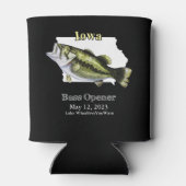 Aangepast meer/Datum Iowa Bass Open Dark Koelbox Blikjeskoeler (Achterkant)