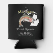 Aangepast meer/Datum Michigan Trout Open Dark Blikjeskoeler (Voorkant)