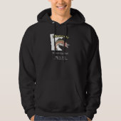 Aangepast meer/Datum minnesota forel opener donker Hoodie (Voorkant)