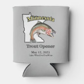 Aangepast meer/Datum minnesota forel Opener Licht Blikjeskoeler (Voorkant)