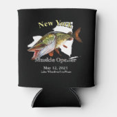 Aangepast meer/Datum New York Muskie Open Dark Blikjeskoeler (Voorkant)