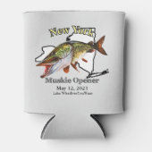 Aangepast meer/Datum New York Muskie Opener Light Blikjeskoeler (Voorkant)