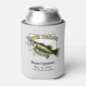 Aangepast meer/Datum North Dakota Bass Opener Ligh Blikjeskoeler (Blikje Voorkant)