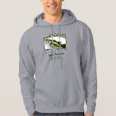 Aangepast meer/Datum South Dakota Bass Open Light Hoodie (Voorkant)