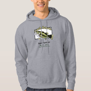 Aangepast meer/Datum South Dakota Bass Open Light Hoodie