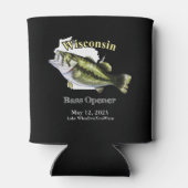 Aangepast meer/Datum Wisconsin Bass Open Dark Blikjeskoeler (Achterkant)