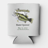Aangepast meer/Datum Wisconsin Bass Opener Light Blikjeskoeler (Voorkant)