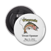 Aangepast meer/Datum Wisconsin Trout Opener (Voorkant)