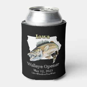 Aangepast meer en datum Iowa Walleye Open Light Ca Blikjeskoeler