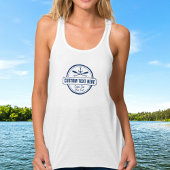 Aangepast meer, strand- en bootantenanker tanktop