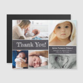 Aangepast meerdere foto's Baby shower Chalkboard (Voorkant / Achterkant)