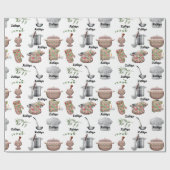 Aangepast, meerdere keren tegen de klok in cadeaupapier (Vlak)