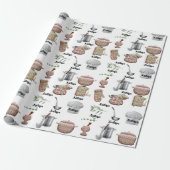 Aangepast, meerdere keren tegen de klok in cadeaupapier (Uitgerold)