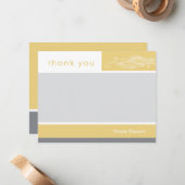 Aangepast meisje Bedankt voor je briefkaart (Voorkant / Achterkant in situ)