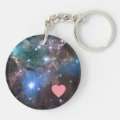 Aangepast melkwegstelsel sleutelhanger (Achterkant)