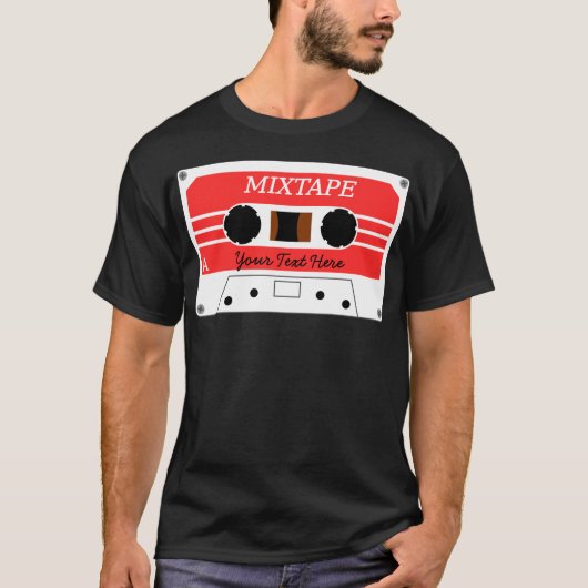 Aangepast mengen van tape-T-shirt T-shirt (Voorkant)