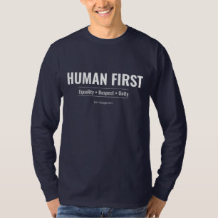Aangepast Mens Eerst Gelijkheid Respect Eenheid Mi T-shirt