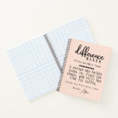 Aangepast Mentor Waarderingsjournaal, Cadeau voor  Notitieboek (Binnen)