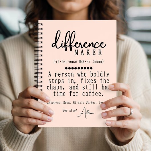 Aangepast Mentor Waarderingsjournaal, Cadeau voor  Notitieboek