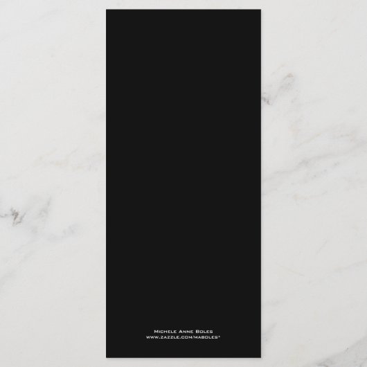 Aangepast menu (Achterkant)