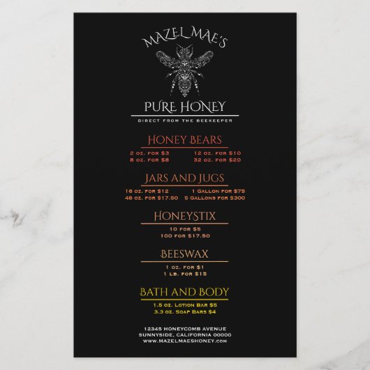 Aangepast menu Aangepaste naald (Voorkant)