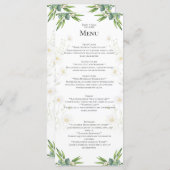 Aangepast menu eucalyptus daisy thema Flat Menu (Voorkant / Achterkant)