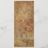 Aangepast menu kaartbestemming bruiloft (Achterkant)