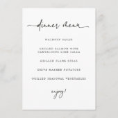 Aangepast menu voor flatcentje (Voorkant)