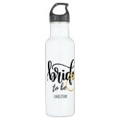 Aangepast merk bruid-to-be Bacehelorette Bridal Waterfles (Voorkant)