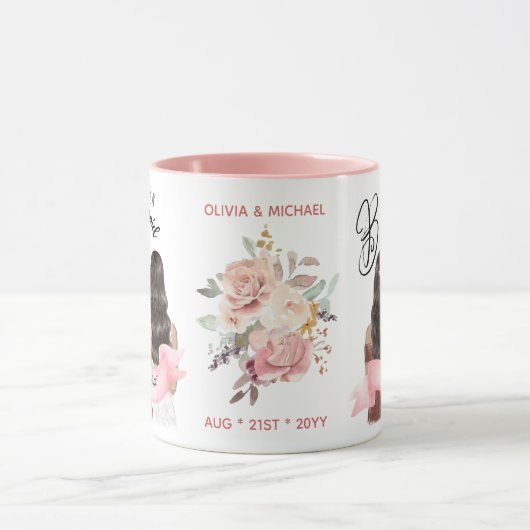 Aangepast merk bruidsmeisje voorstel bruids partij mok (Midden)