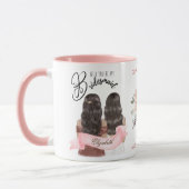 Aangepast merk bruidsmeisje voorstel bruids partij mok (Links)