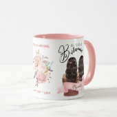 Aangepast merk bruidsmeisje voorstel bruids partij mok (Voorkant rechts)