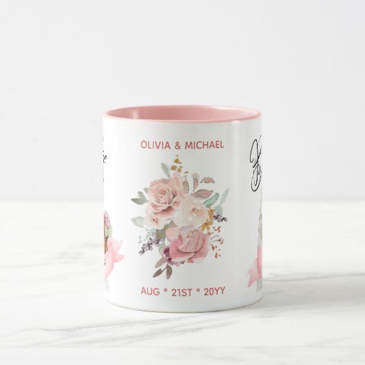 Aangepast merk bruidsmeisje voorstel bruids partij mok (Midden)