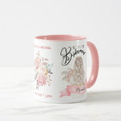 Aangepast merk bruidsmeisje voorstel bruids partij mok (Voorkant rechts)