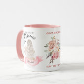 Aangepast merk bruidsmeisje voorstel bruids partij mok (Voorkant links)
