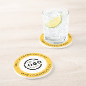 Aangepast merk Business Logo Promogeel Zandsteen Onderzetter (Zijkant)