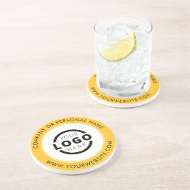 Aangepast merk Business Logo Promogeel Zandsteen Onderzetter