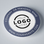 Aangepast merk Business Logo Promotion Blue Ronde Kartonnen Onderzetter<br><div class="desc">Creëer uw eigen gepersonaliseerd onderzetter met uw eigen bedrijf logo of douane afbeelding. Gepersonaliseerd promotionele onderzetters met uw zakelijke logo zijn geweldig voor zakelijke dinerevenementen of elke gebeurtenis waarbij de gebrandmerkte onderzetters ideaal zijn. Als u een restaurant, bar, cateringbedrijf, of andere voedsel en drankdienst hebt, is dit vooral een relevant...</div>