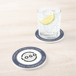 Aangepast merk Business Logo Promotion Blue Zandsteen Onderzetter