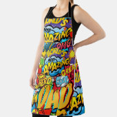 Aangepast merk DAD-cadeau - Strips Superheld Fun N Schort (Insitu)